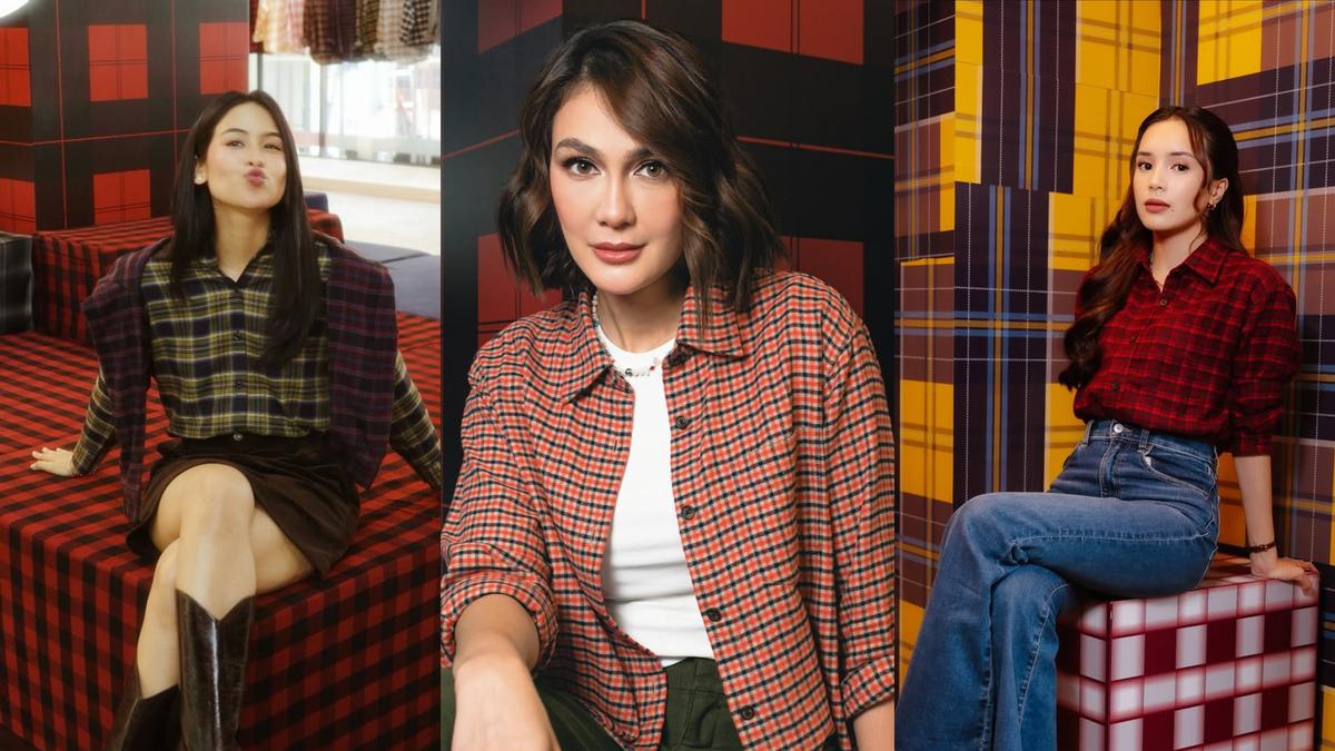 Padu Padan Styling Flannel dari Maudy Ayunda, Luna Maya hingga Beby Tsabina untuk Berbagai Tampilan