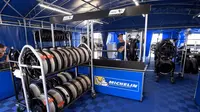 Pemasok ban MotoGP 2017, Michelin, yakin produknya akan sesuai dengan karakter aspal baru di Sirkuit Sachsenring pada MotoGP Jerman, Minggu (2/7/2017). (gpone.com)