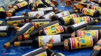 Awal Bulan Puasa, 4 Ribu Botol Miras Disita Polres Jakpus
