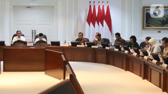 Jokowi Pimpin Rapat Terbatas