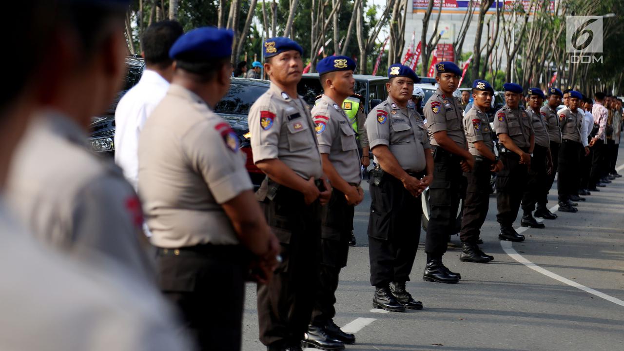 Aparat Gabungan Jaga Ketat Geladi Resik Kirab Kahiyang-Bobby