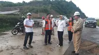 Direktur Utama PT Jasa Marga (Persero) Tbk. Desi Arryani melakukan kunjungan kerja ke proyek pembangunan Jalan Tol Balikpapan-Samarinda.