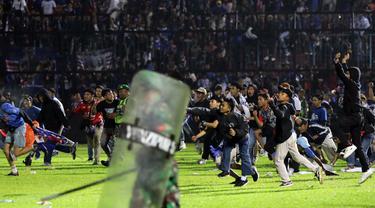 Potret Tragedi Kerusuhan Stadion Kanjuruhan Malang yang Tewaskan 127 Orang