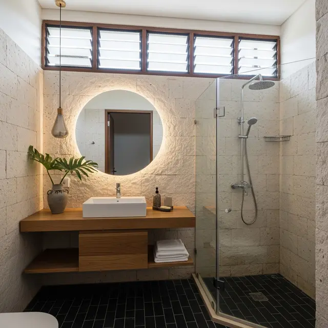 9 Model Kamar Mandi dengan Ventilasi Atas, Efektif agar Tidak Pengap