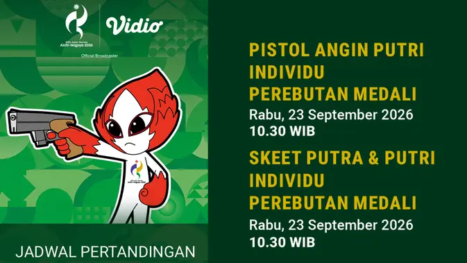 Asian Games 2026: Waketik Jadwal Sniper Putra-Putri Indonesia