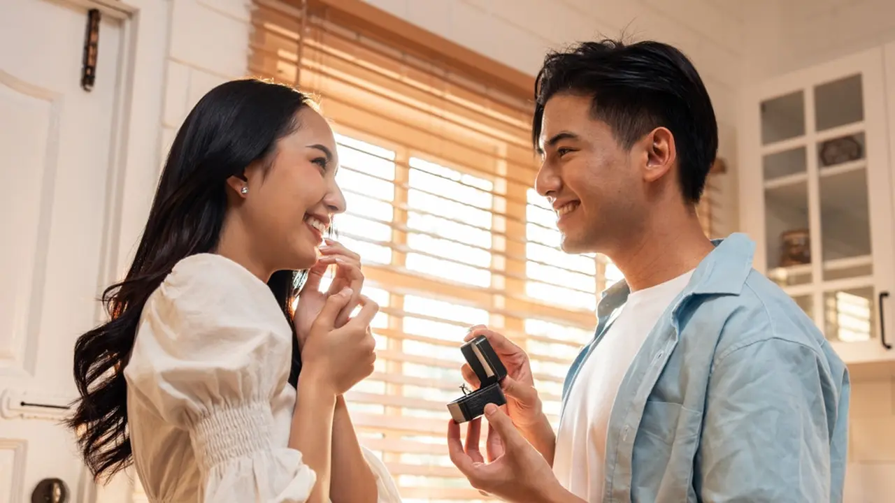 5 Cara Menjadi Pasangan yang Penuh Kasih Sayang, Nyatakan dengan Perhiasan Berlian