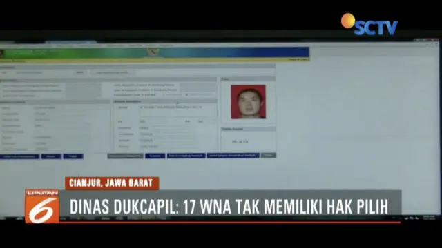 Heboh, 17 WNA di Cianjur punya KTP elektronik. Namun Disdukcapil tegaskan mereka tak punya hak pilih dalam Pemilu.