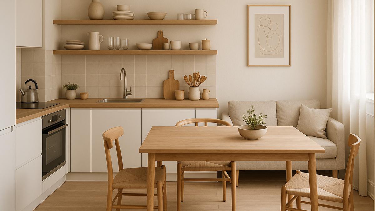 8 Gambar Dapur Minimalis Tanpa Sekat 2025 yang Elegan, Rumah Terlihat Lebih Luas