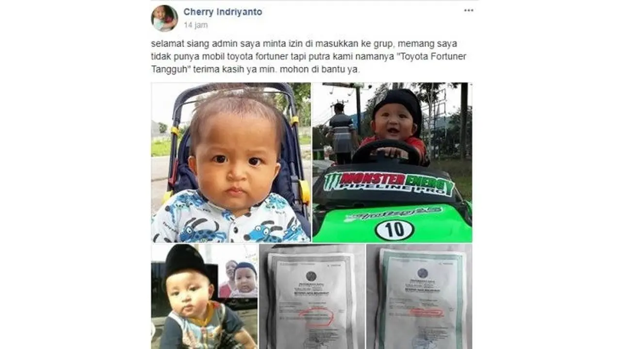 Bayi bernama Toyota Fortuner Tangguh