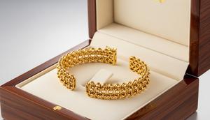 Model Gelang Emas Motif Cincin Sambung/ Ilustrasi gambar AI