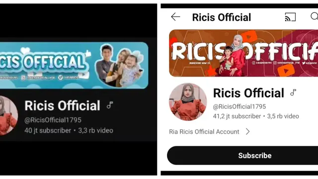 Ria Ricis Kedapatan Ganti Banner Halaman YouTube-nya, Sekarang Tak Ada Teuku Ryan