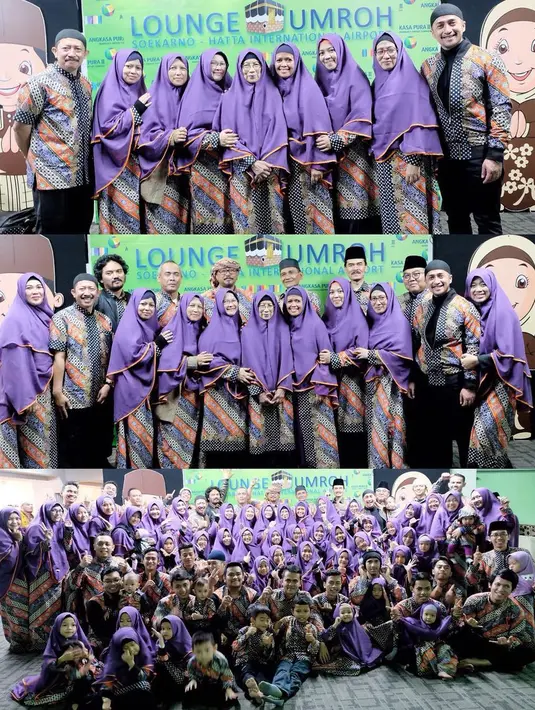 Seperti yang diketahui bahwa beberapa bulan lalu, Irfan baru saja ditinggal ayah tercinta untuk selama-lamanya. Dan ternyata keberangkatannya unroh bersama keluarga besar ini adalah mimpi sang ayah. (Instagram/irfanhakim75)