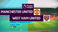 Premier League 2017/2018 Manchester United vs West Ham United (Bola.com/Adreanus Titus)