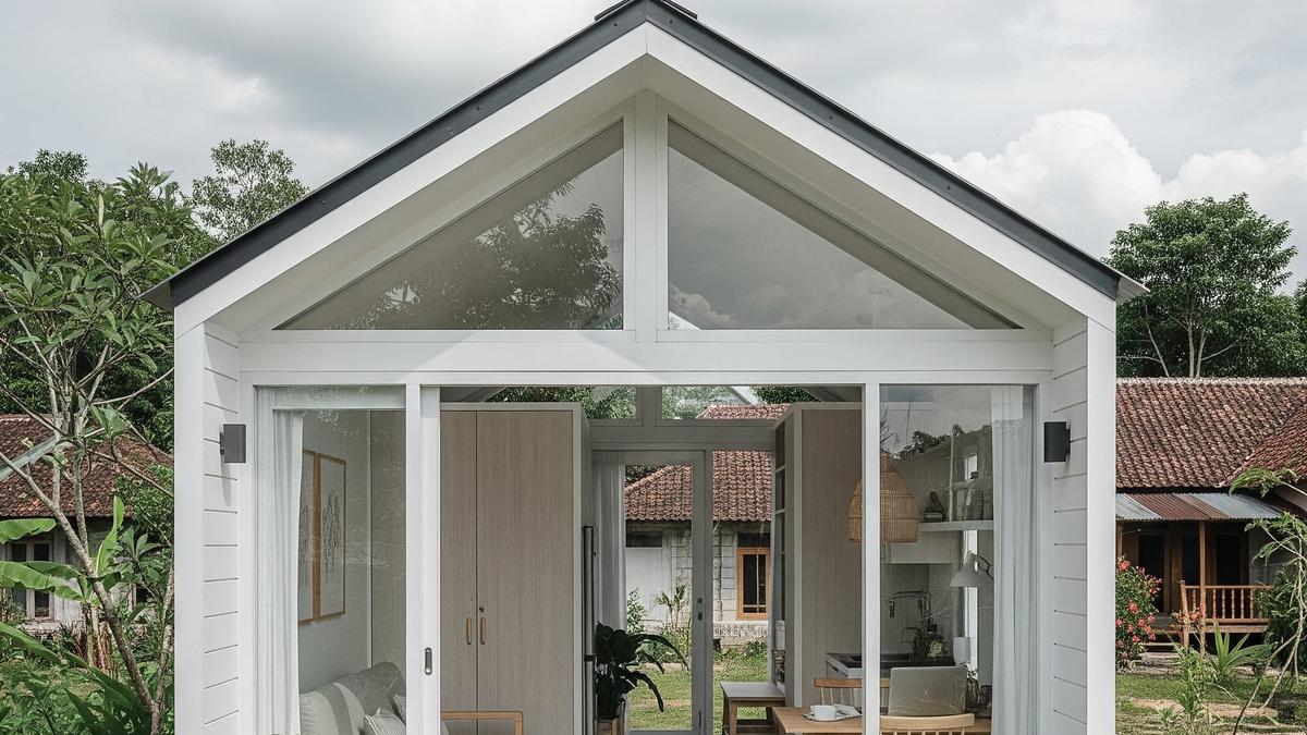 Inspirasi 7 Desain Rumah 8x12 Meter Minimalis Modern dengan Taman Belakang Asri