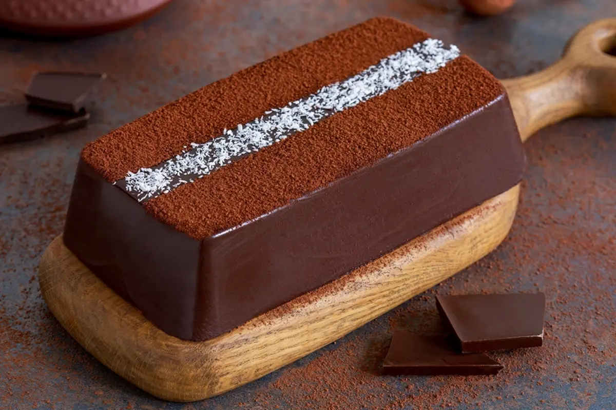 puding coklat brownies