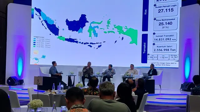 Diskusi soal pupuk subsidi, Rabu (17/7/2024). (Foto: Liputan6.com/Arief RH)