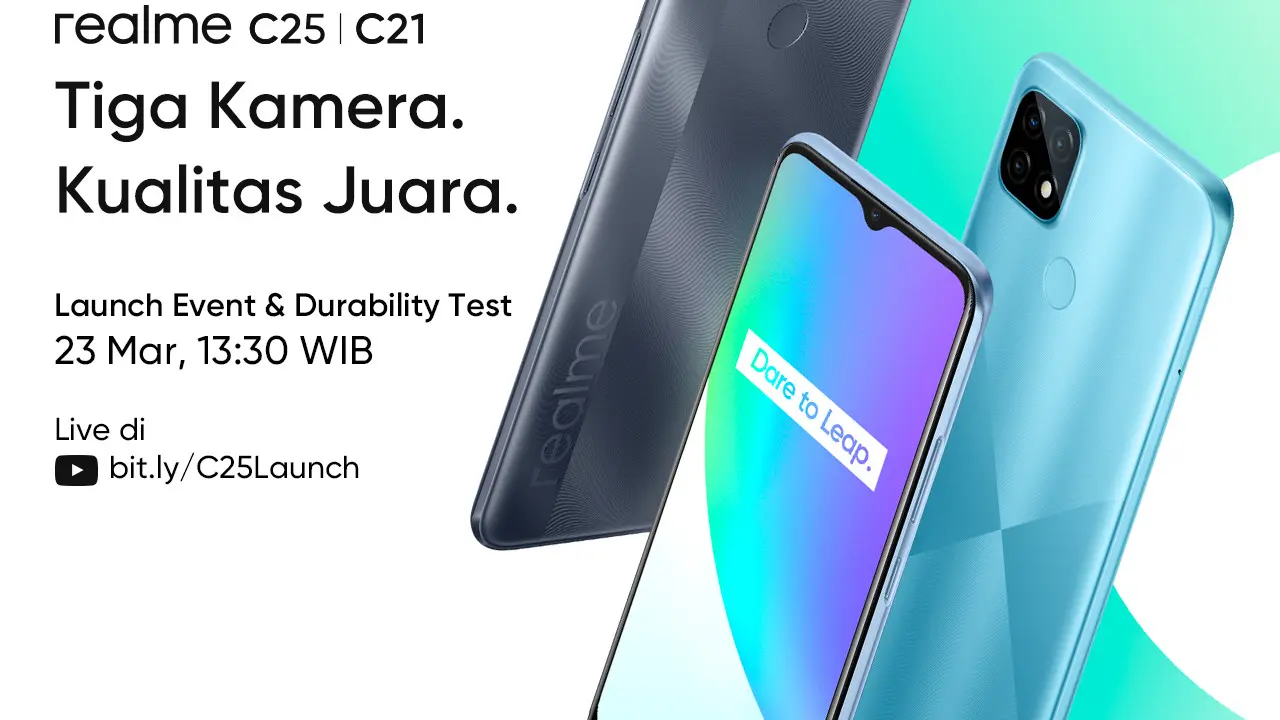 Realme C25 dan C21