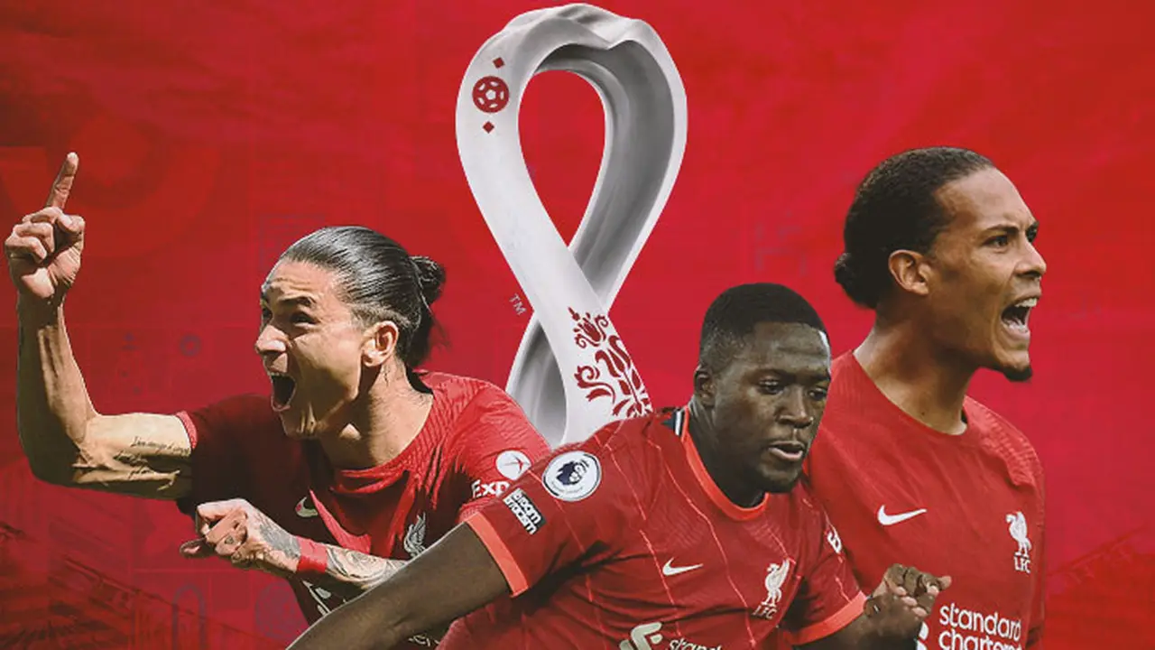 Ilustrasi - Darwin Nunez, Ibrahima Konate, Virgil van Dijk