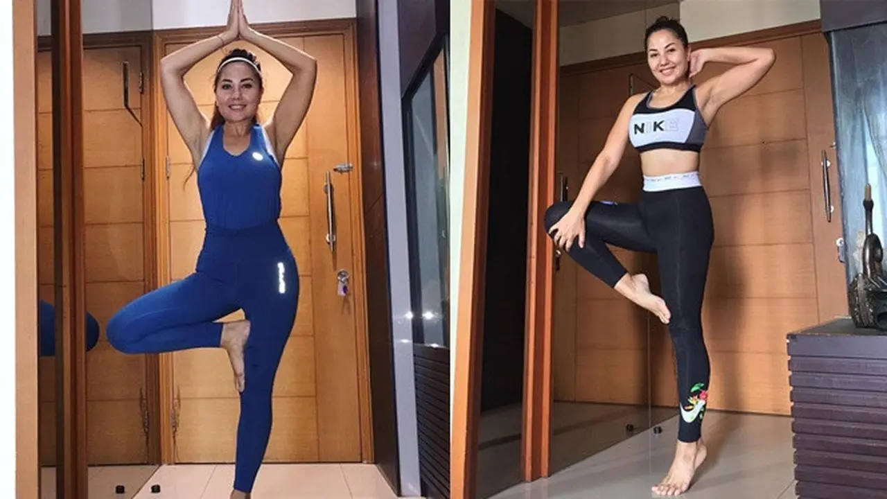 Bugar di Usia 44 Tahun, Ini 7 Potret Emma Waroka saat Berolahraga