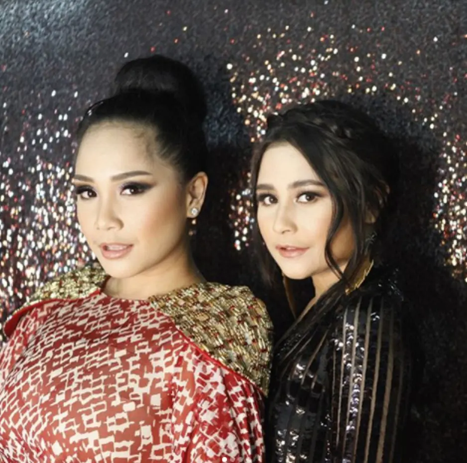 Nagita Slavina dan Prilly Latuconsina. (Instagram/carendelano)