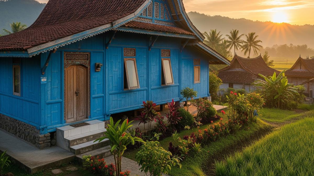 7 Pilihan Warna Cat Rumah untuk Rumah di Desa Menghadap Timur, Harmoni Alami dan Keberuntungan