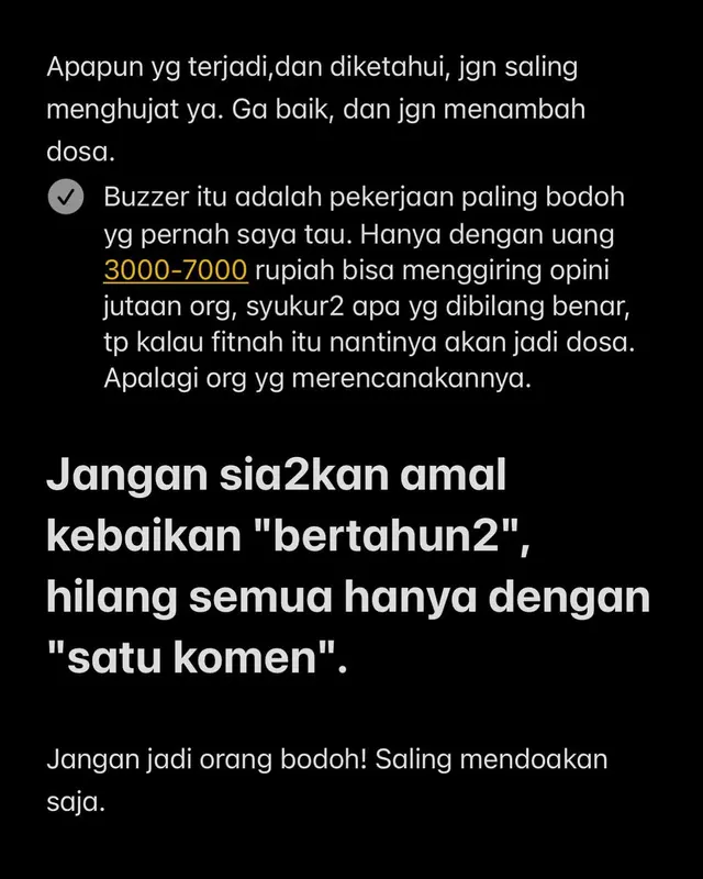 Baim Wong bicara soal buzzer usai cerai dari Paula Verhoeven, singgung soal amal kebaikan