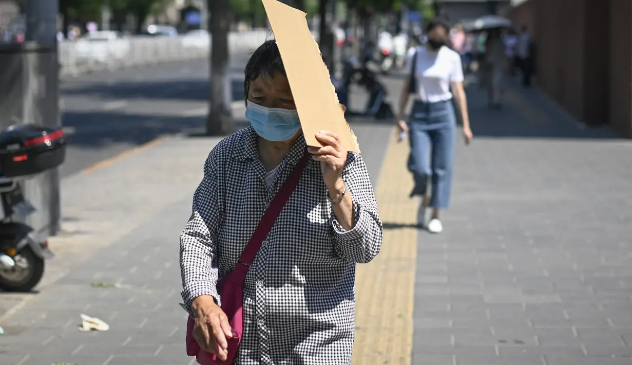 Gelombang panas yang menyiksa bagian selatan dan timur China akan bertahan hingga Juni.  (AFP/Wang Zhao)