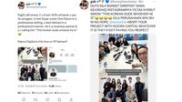 Nama Member SUPER JUNIOR, Choi Siwon, Menjadi Trending Topic Twitter Lantaran Kicauan Seorang Fans yang Tak Terima Akan Satu Unggahan Seseorang yang Diduga Rekan Bisnis Siwon, Erwin Arifin, Investor dari Perusahaan Kejora Capital