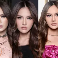 Mahalini Raharja tampil bak Barbie dengan gaya makeup yang berbeda (@dhirmannputra)