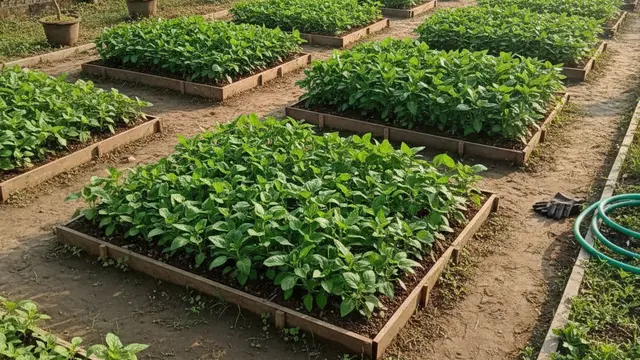 Desain Kebun Sayur Rumahan yang Cocok untuk Kangkung dan Bayam (Foto: Gemini AI)