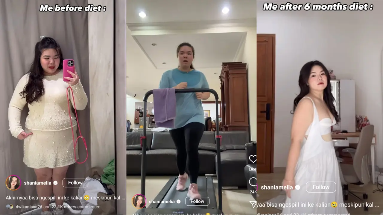 Tampil Beda dengan Tubuh Lebih Fit, Seleb Tiktok Shani Amelia Bagikan Perjalanan Diet Selama 6 Bulan