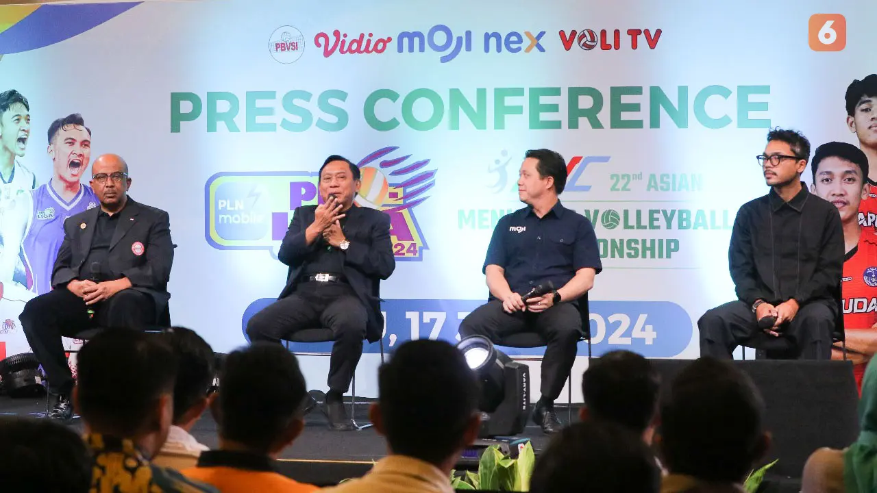 Konferensi Pers Grand Final PLN Mobile Proliga 2024