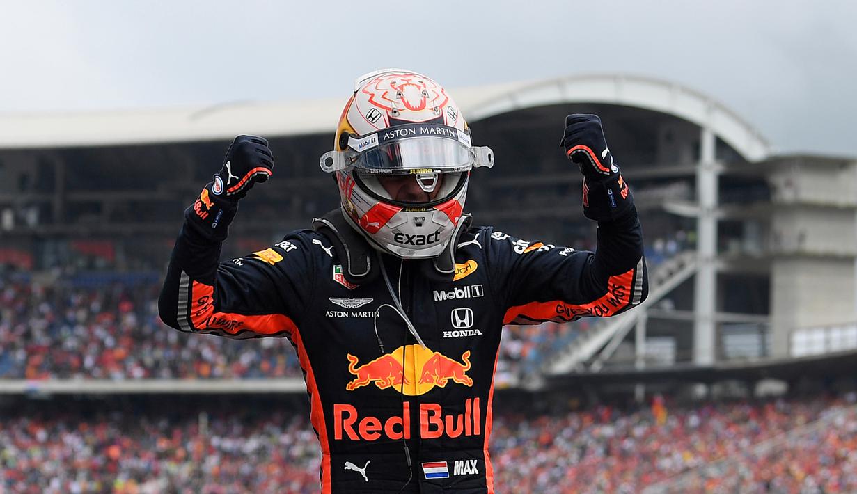 Foto Max Verstappen Berjaya Di F1 Gp Jerman 2019 Bola Liputan6 Com