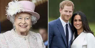 Ratu Elizabeth II sepertinya masih belum selesai memanjakan cucunya, Pangeran Harry dan Meghan Markle usai keduanya menikah. (Getty Images/Harper's Bazaar)