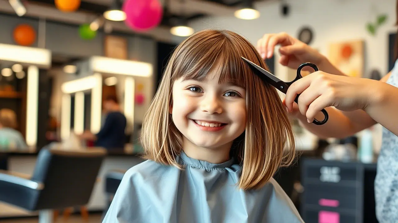 Model Rambut Anak Perempuan Sebahu