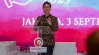 Menteri Kesehatan RI Budi Gunadi Sadikin menghadiri ASEAN Investment Forum 2023 di Hotel Sultan Jakarta pada Minggu, 3 September 2023. (Dok Kementerian Kesehatan RI)