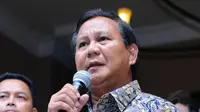 Prabowo mengatakan pembicaraan empat mata dengan Ical,  Selasa (29/4/14), berlangsung secara hangat, terbuka, dan dari hati ke hati. (Liputan6.com/Andrian M. Tunay)