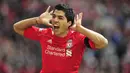 Luis Suarez - Saat bergabung dengan Liverpool pada 2011, Suarez langsung menjadi striker ganas skuat The Reds. Ia memegang rekor mencetak gol terbanyak dalam satu musim dan meraih penghargaan Golden Boot Premier League. (AFP/Glyn Kirk)