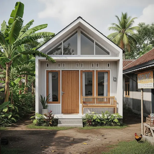 Rumah Murah Minimalis Tapi Elegan di Desa dengan Budget Rp 50 Juta