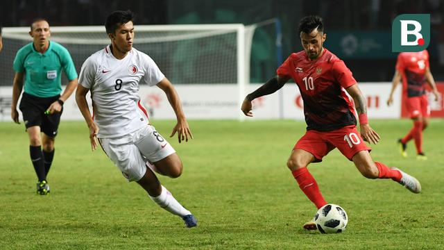 Sepak Bola : Indonesia Vs Hong Kong