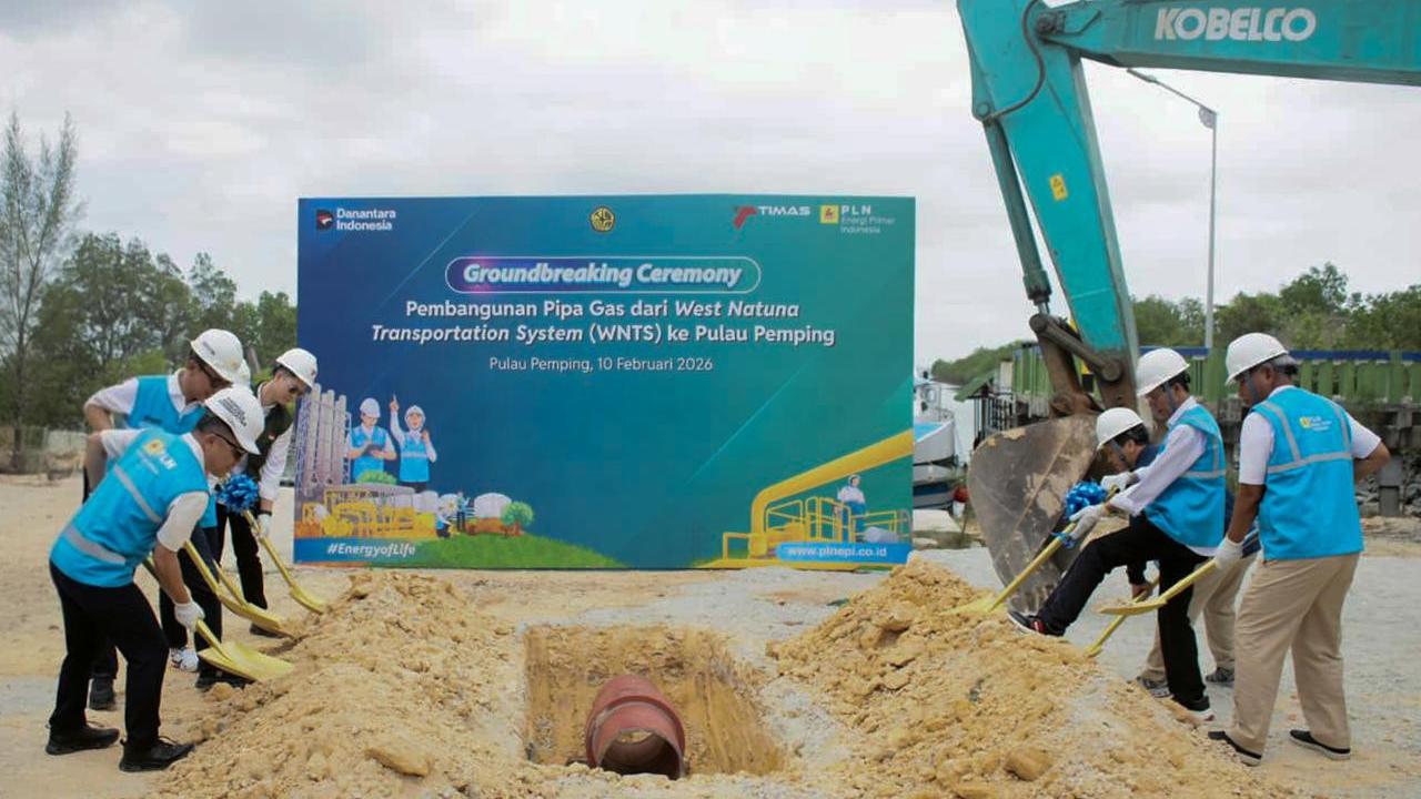 Proyek Pipa Gas Natuna-Pemping Dimulai, Tambah Pasokan Energi Dalam Negeri