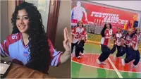 Ngedance di Festival, Ini 6 Potret Leticia Anak Sheila Marcia Tampil Pakai Makeup