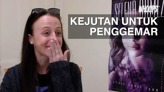 WHOOPS: Dikejutkan Selena Gomez, Wanita Ini Malah Menangis