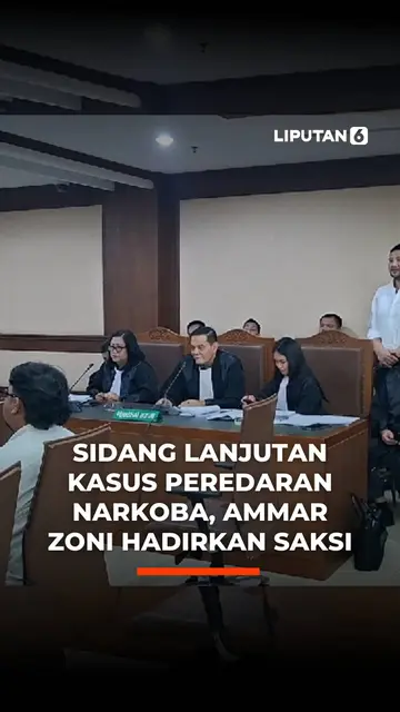 Sidang Lanjutan Kasus Peredaran Narkoba, Ammar Zoni Hadirkan Saksi