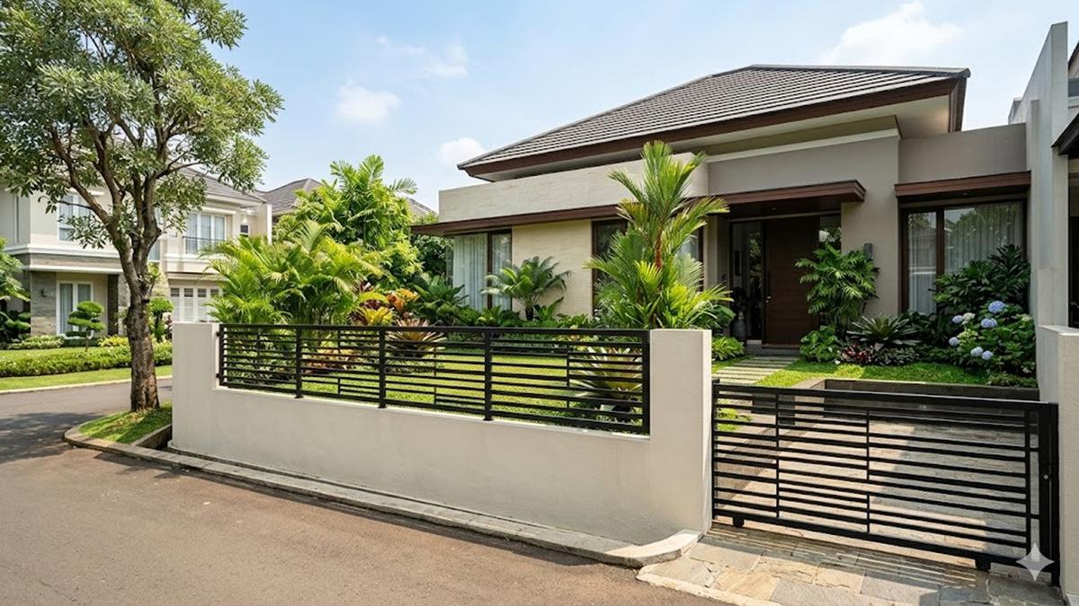 8 Ide Pagar Rumah Cantik dari Hebel, Konsep Simpel yang Bikin Fasad Terlihat Mahal