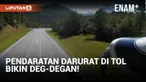 Seorang pilot pesawat mengabadikan proses pendaratan darurat nan menegangkan di atas jalan tol.