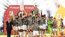 Gelar juara Coppa Italia 2023/2024 menjadi penghibur bagi Juventus yang gagal meraih scudetto musim ini. (Isabella BONOTTO/AFP)