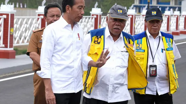 Jokowi Meresmikan Bendungan Termahal di Indonesia