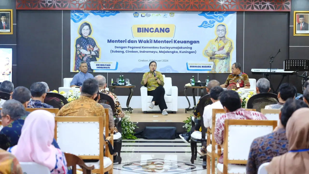 Menteri Keuangan Sri Mulyani menyampaikan instrumen keuangan sangat diperlukan untuk membangun kesejahteraan masyarakat serta mengingatkan perlunya sinergi antar unit vertikal Kemenkeu.