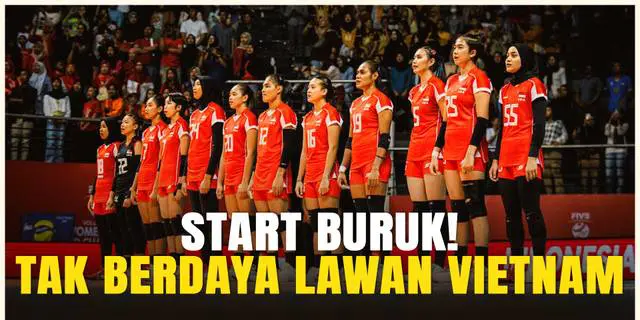 VIDEO: Laga Perdana Pahit! Timnas Voli Putri U-21 Tumbang Telak dari Vietnam
